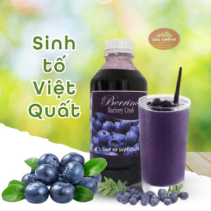 Sinh tố Việt quất ( Blueberry ) – chai 1000ml - BERRINO